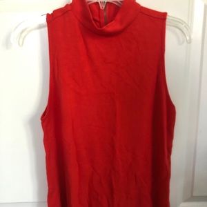 Mock neck tank